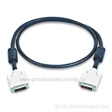 DVI 24 +1 M/M Cable, Made of RoHS-compliant Materials